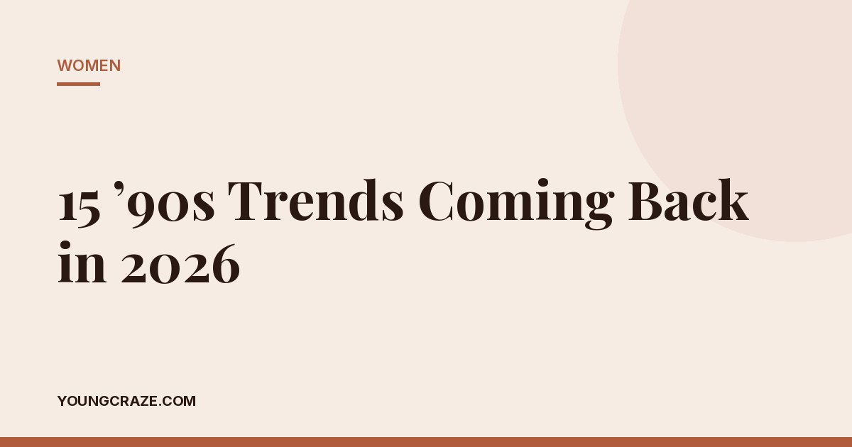 15 ’90s Trends Coming Back in 2026