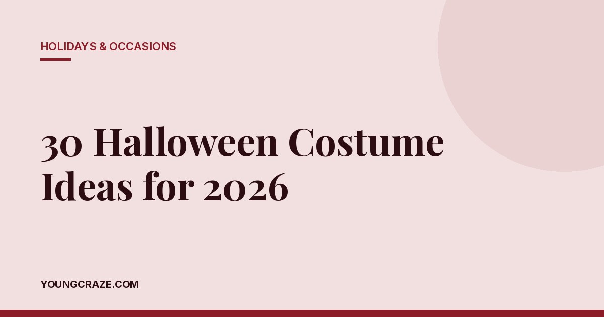 30 Halloween Costume Ideas for 2026