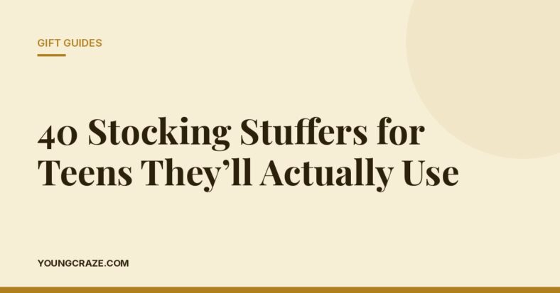 40 Stocking Stuffers for Teens They’ll Actually Use (Under $25)