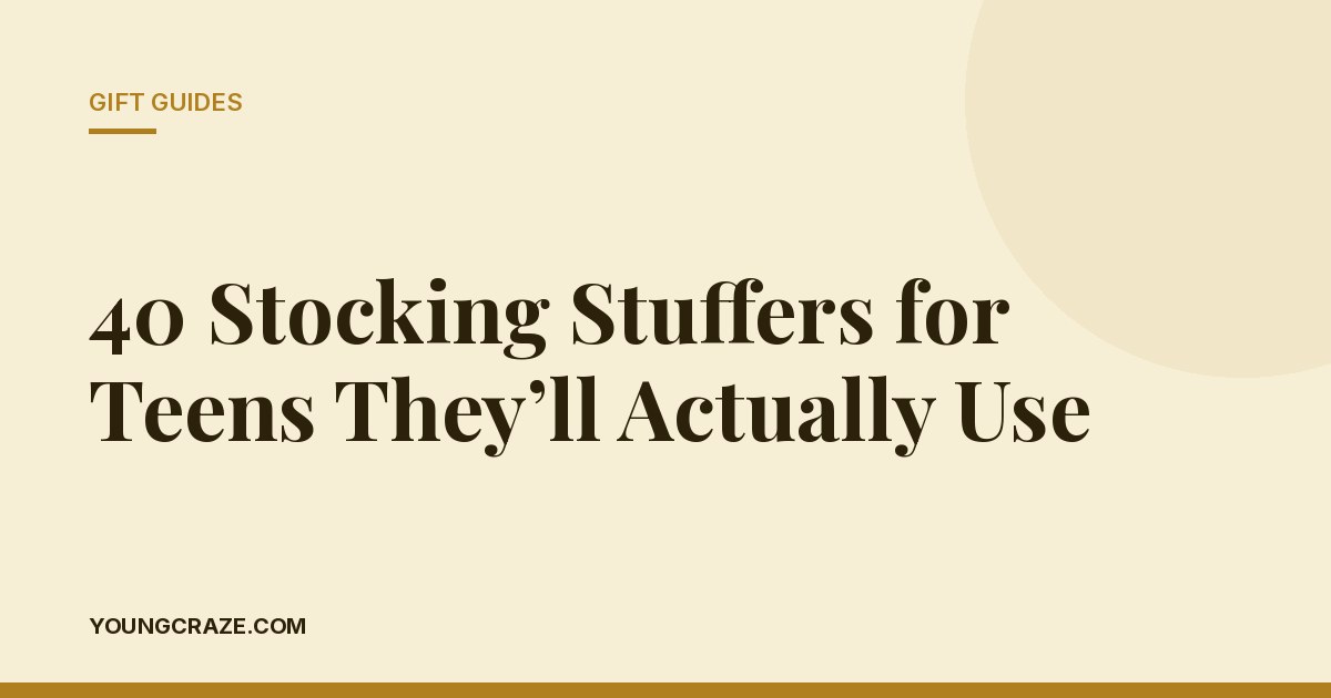 40 Stocking Stuffers for Teens They’ll Actually Use